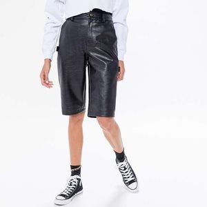 NEW: UO Faux Leather Longline Short | Size: 29